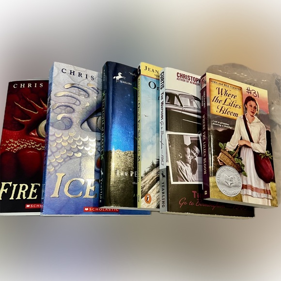 Fiction Book Lot of 6 Ice Fire Fire Star Chapter Like New Juvenile School - Picture 3 of 9